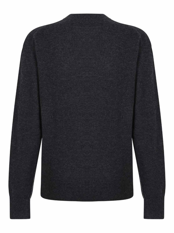 The Best Shops CALVIN KLEIN: Suéteres con cuello pico - Suéter Cuello Redondo - Gris