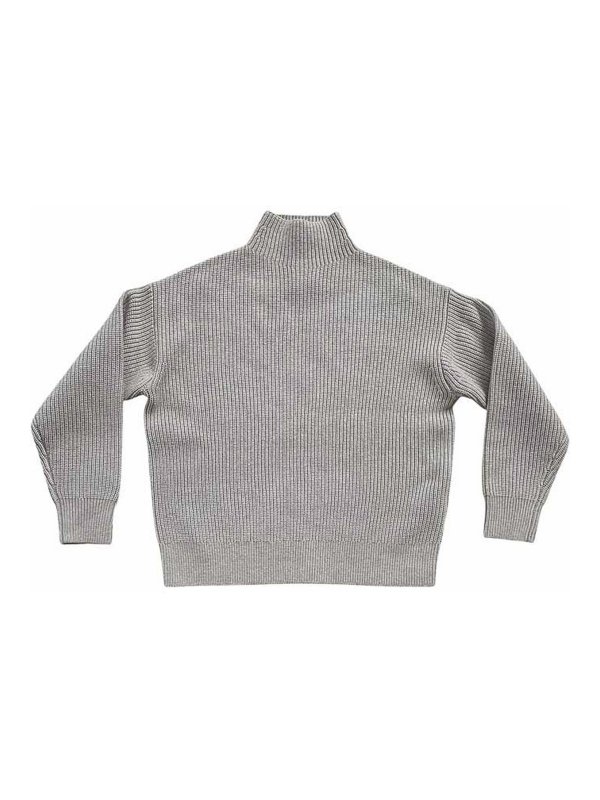 CALVIN KLEIN: Suéteres con cuello pico - Suéter Cuello Redondo - Gris