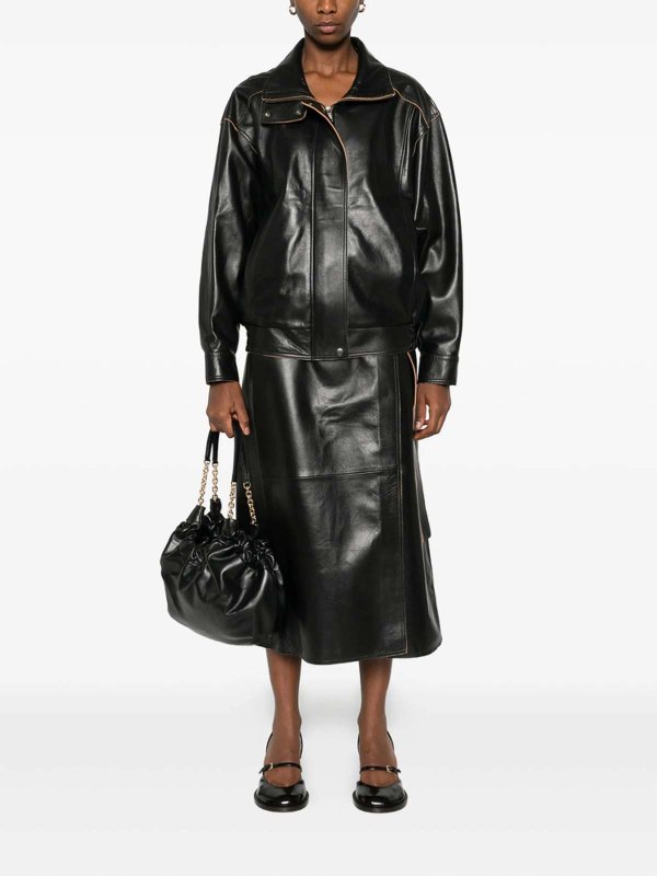 CALVIN KLEIN buy online Ledermantel - Schwarz