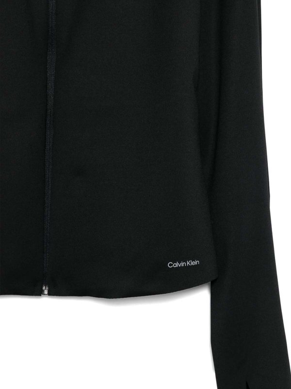 CALVIN KLEIN: Pull col rond online - Pull Col Rond - Noir