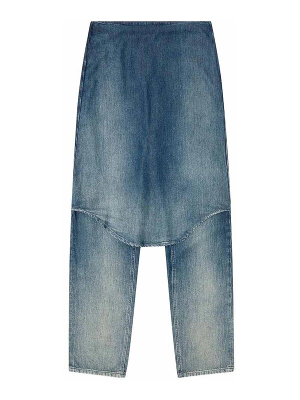 DIESEL: Jeans Rectos - Vaqueros Rectos - Azul