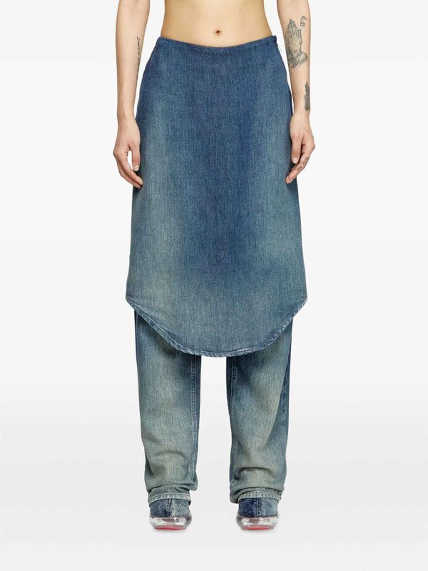 DIESEL: Jeans Rectos online - Vaqueros Rectos - Azul