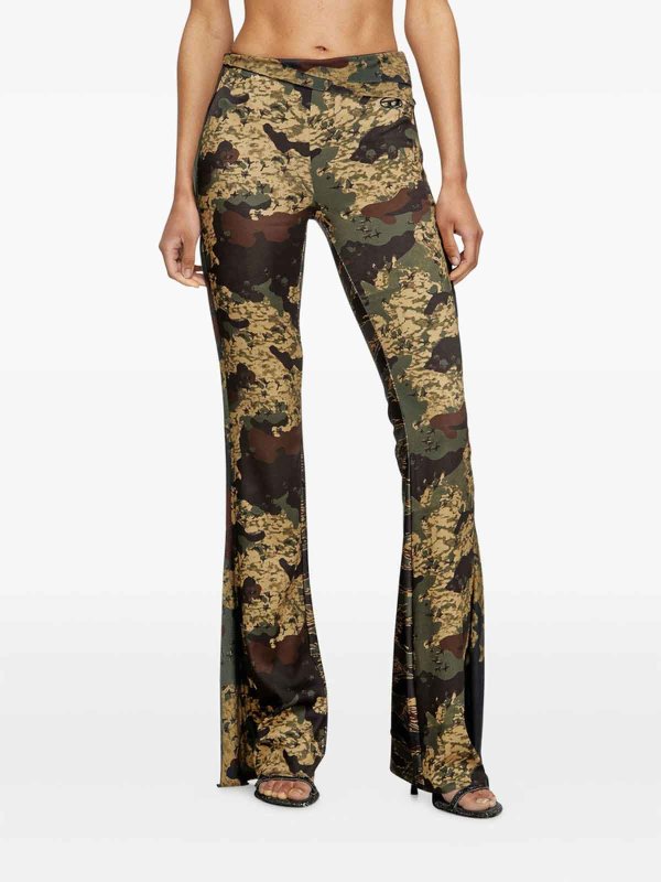 The Best Shops DIESEL: ベルボトムジーンズ - フレアジーンズ - 緑