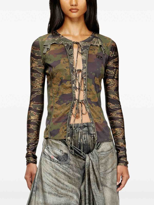 The Best Shops DIESEL: トップス＆タンクトップ - トップ/タンクトップ - 緑