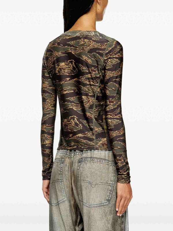 トップ/タンクトップ - 緑 shop online: DIESEL