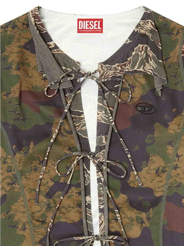 DIESEL buy online トップ/タンクトップ - 緑