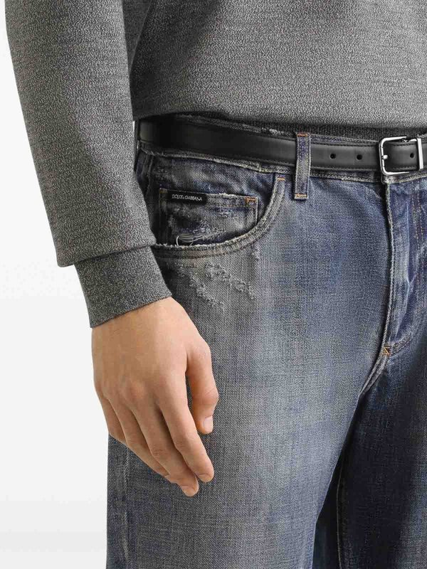 The Best Shops DOLCE & GABBANA: ストレートジーンズ - ストレートジーンズ - ブルー