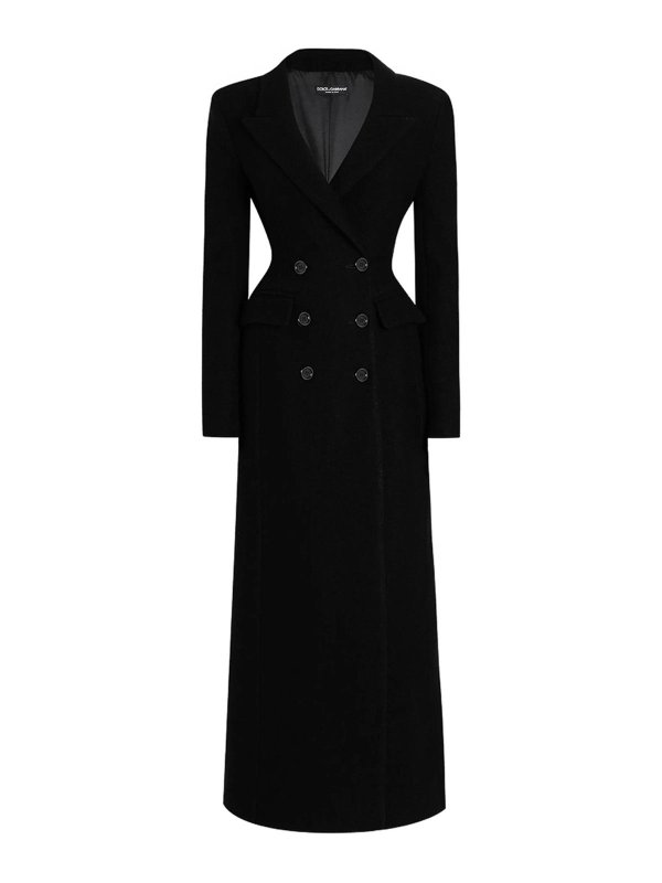 DOLCE & GABBANA: Abrigos largos - Abrigo Largo - Negro