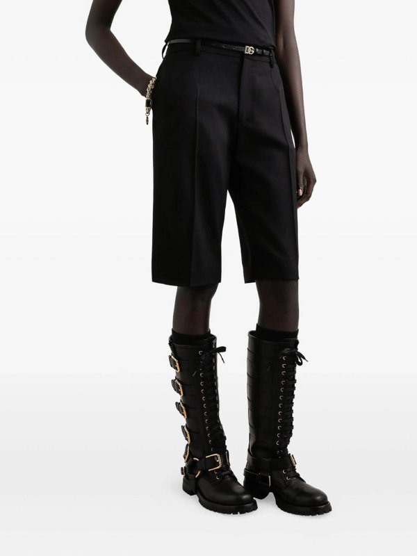 DOLCE & GABBANA: トラウザーショーツ online - ショートパンツ - 黒