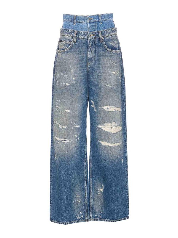 DOLCE & GABBANA: ボーイフレンドデニム - ボーイフレンド - ブルー