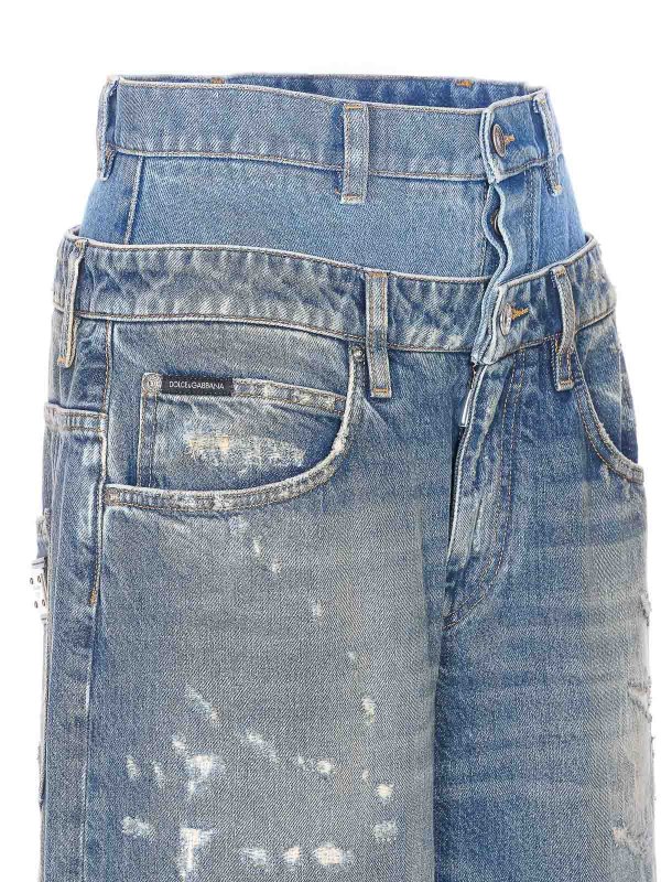 The Best Shops DOLCE & GABBANA: ボーイフレンドデニム - ボーイフレンド - ブルー