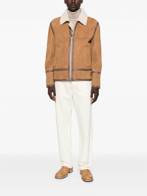 Lederjacke - Braun shop online: DONDUP