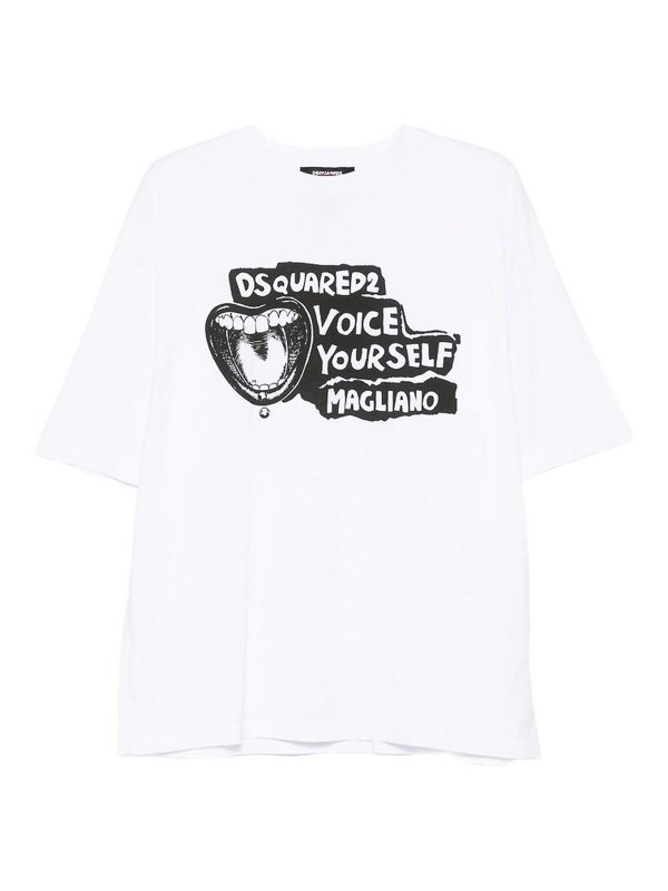 DSQUARED2: Tシャツ - Tシャツ - 白