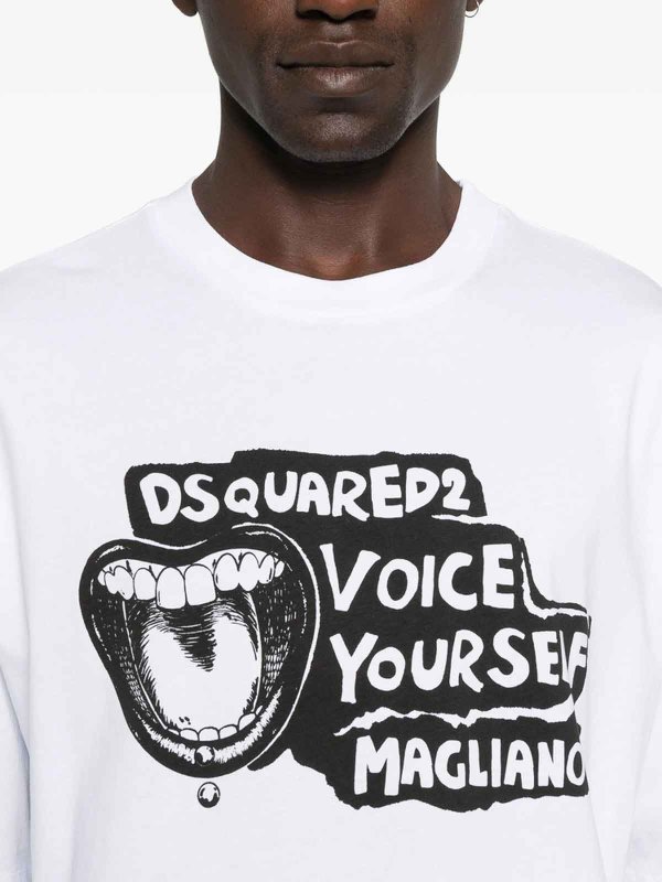 DSQUARED2: Tシャツ online - Tシャツ - 白
