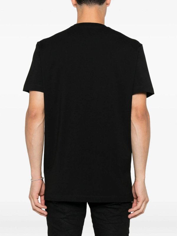 Tシャツ - 黒 shop online: DSQUARED2