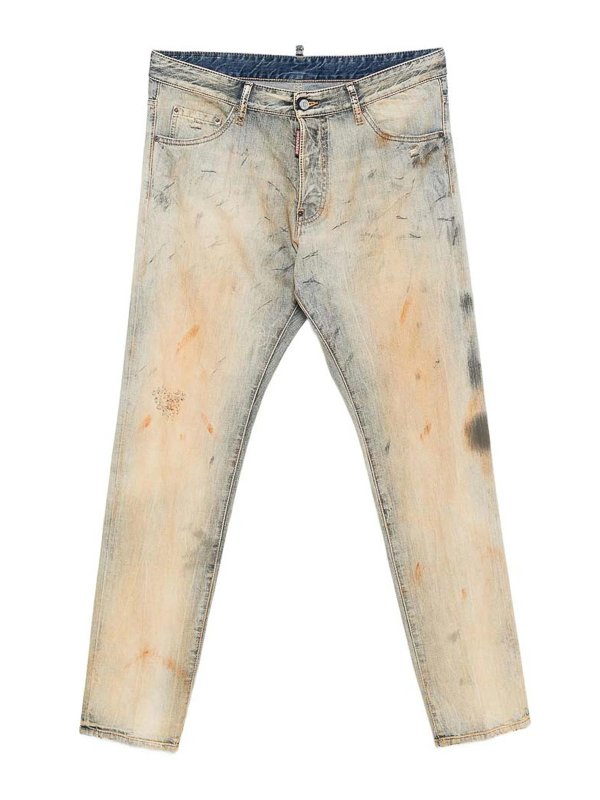 DSQUARED2: straight leg jeans - Jeans