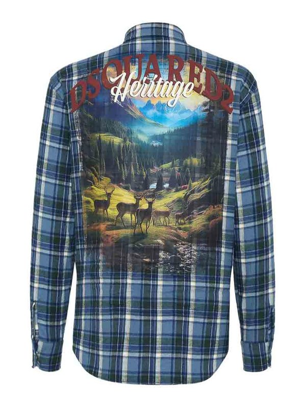 DSQUARED2: Camisas online - Camisa - Azul