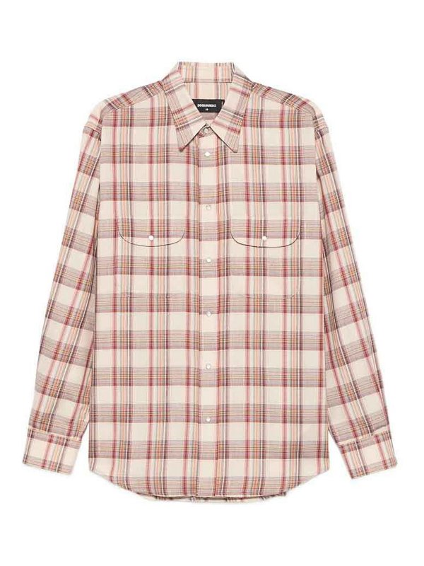 DSQUARED2: Hemden - Hemd - Beige