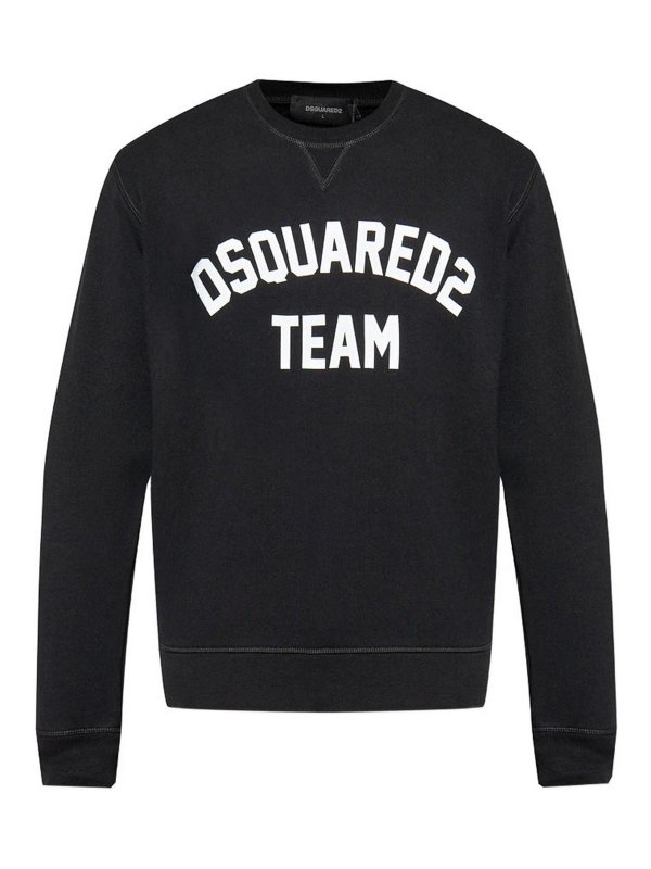 DSQUARED2: Sudaderas y suéteres - Sudadera - Negro