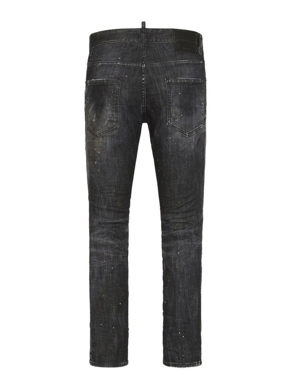DSQUARED2: Jeans pitillos online - Vaqueros Pitillos - Negro