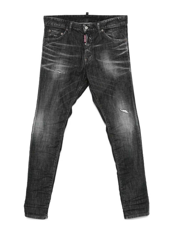 DSQUARED2: Jeans skinny - Jean Skinny - Noir