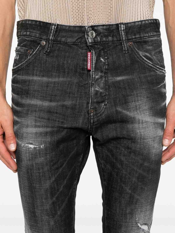 The Best Shops DSQUARED2: Jeans skinny - Jean Skinny - Noir