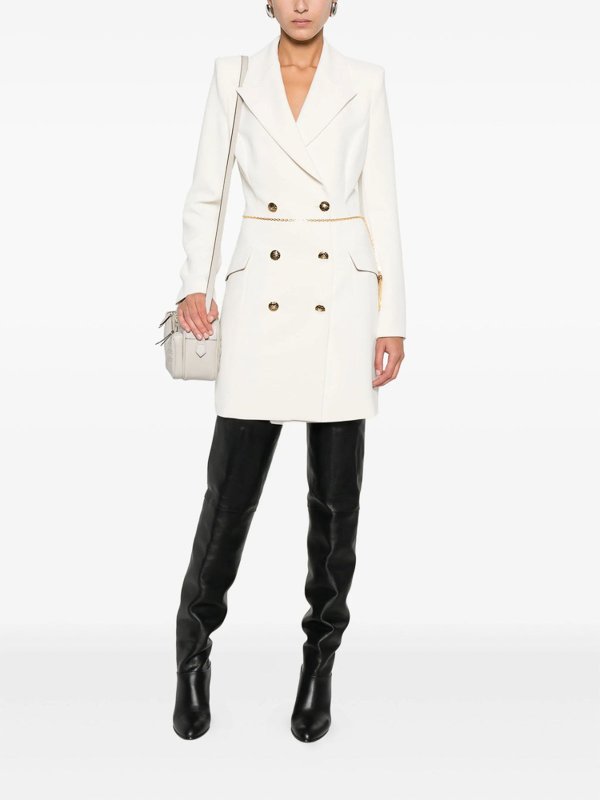 ELISABETTA FRANCHI: ショートドレス online - ショートドレス - ベージュ