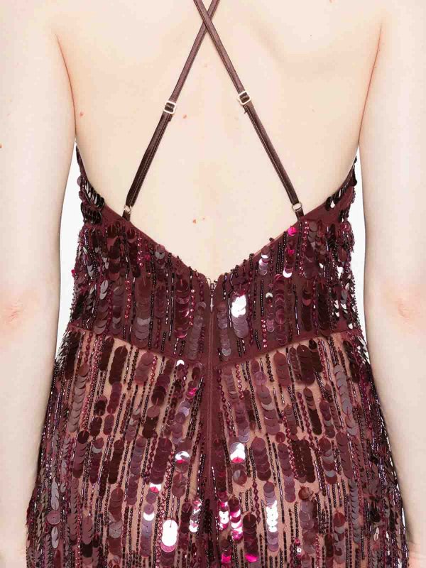 ELISABETTA FRANCHI: カクテルドレス online - カクテルドレス - 赤