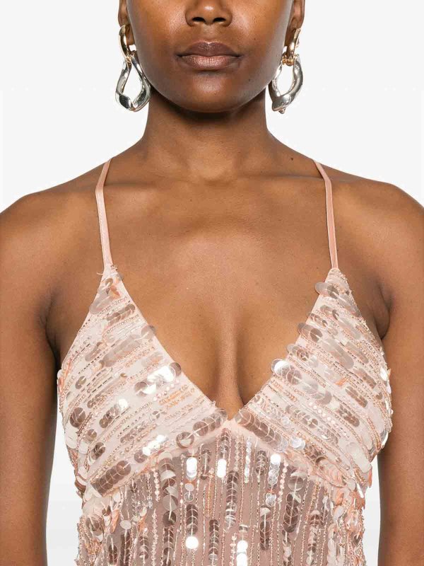 ELISABETTA FRANCHI: Robe de cocktail online - Robe De Cocktail - Couleur Chair