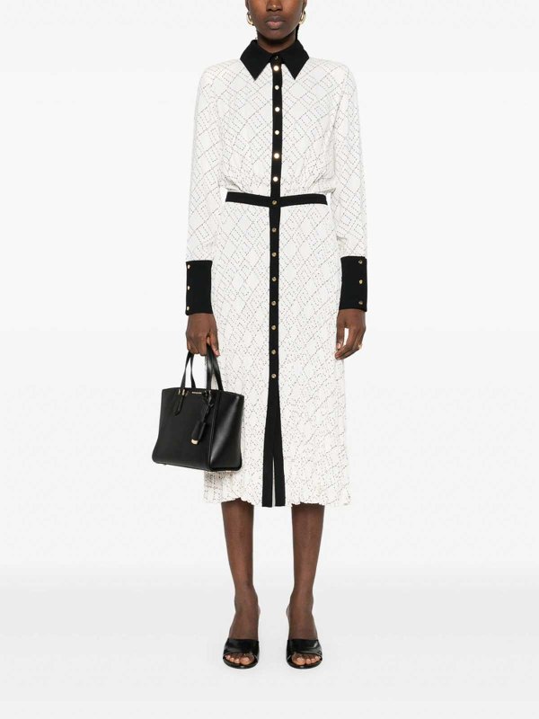 ELISABETTA FRANCHI: Maxi robe online - Maxi Robe - Blanc