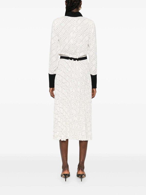 Maxi Robe - Blanc shop online: ELISABETTA FRANCHI