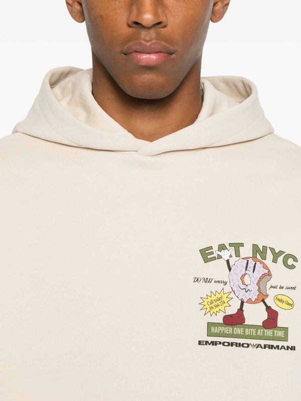 EMPORIO ARMANI buy online スウェットシャツ/セーター - ベージュ