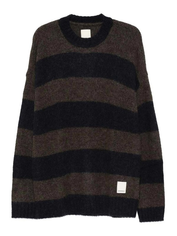 EMPORIO ARMANI: クルーネック - クルーネック - ブラウン