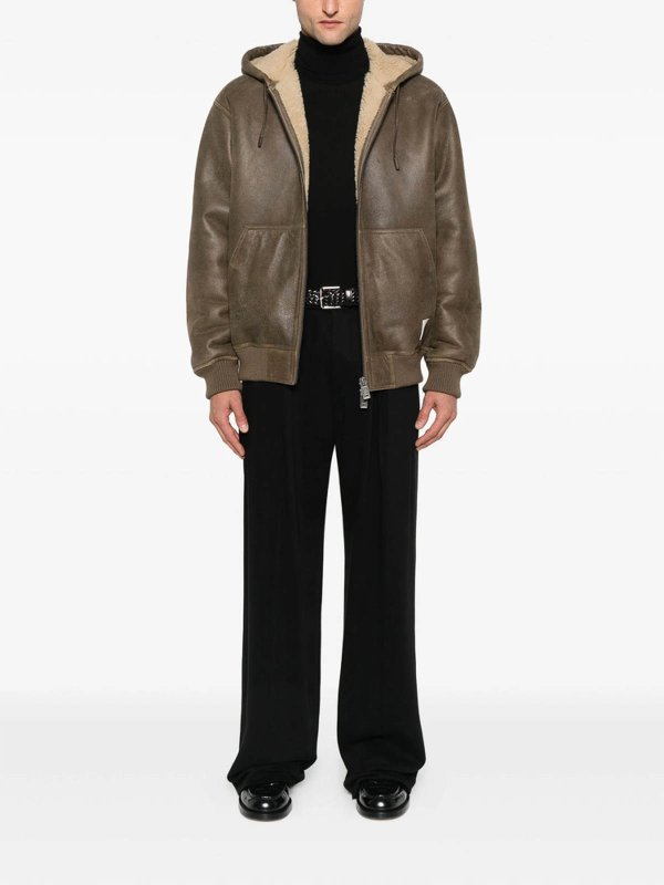 EMPORIO ARMANI: レザージャケット online - レザージャケット - ブラウン