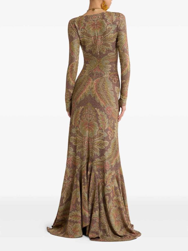 ETRO: Robes de soirée online - Robe De Soirée - Marron