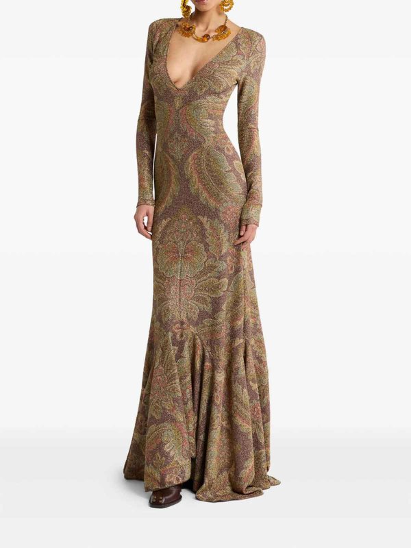 Robe De Soirée - Marron shop online: ETRO
