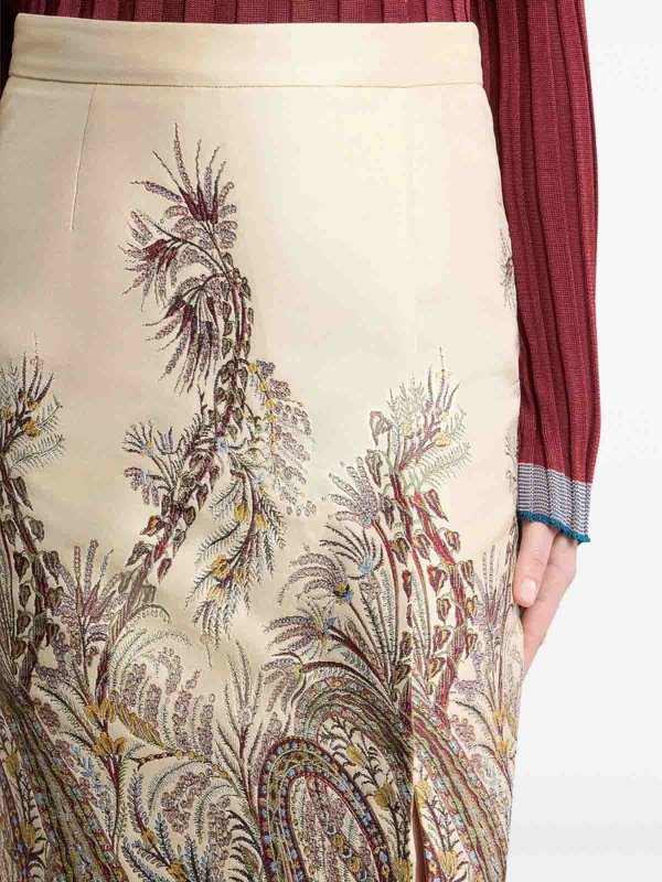 The Best Shops ETRO: Faldas largas - Falda Larga - Beis