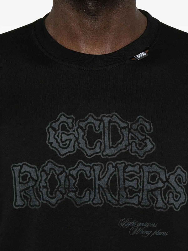 クルーネック - 黒 shop online: GCDS