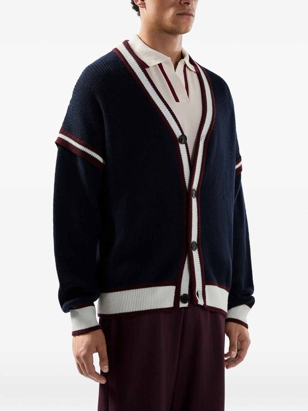 GCDS: Pull col rond online - Pull Col Rond - Bleu