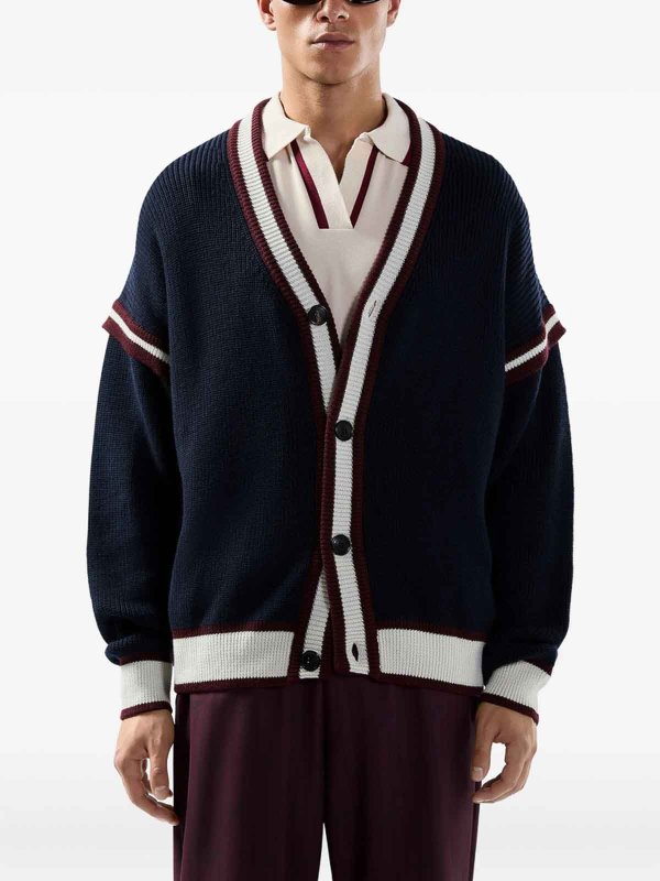 Pull Col Rond - Bleu shop online: GCDS