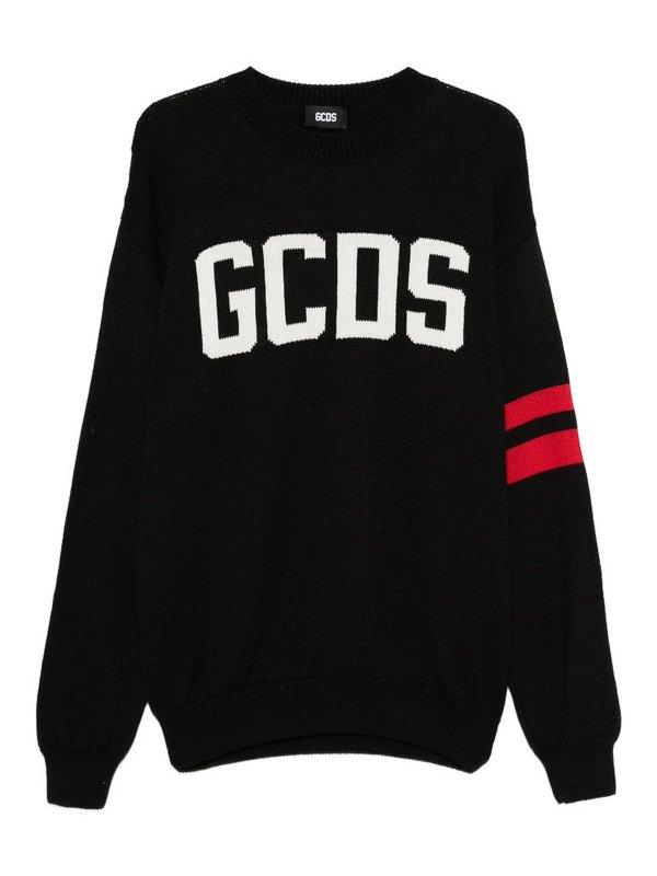 GCDS: クルーネック - クルーネック - 黒