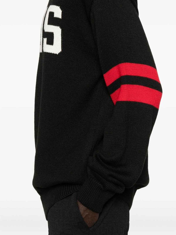 クルーネック - 黒 shop online: GCDS