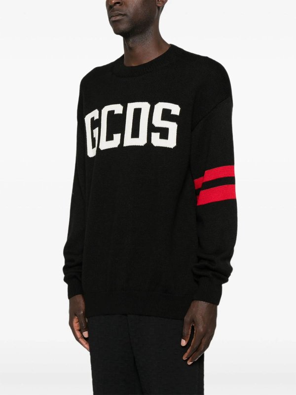 GCDS buy online クルーネック - 黒