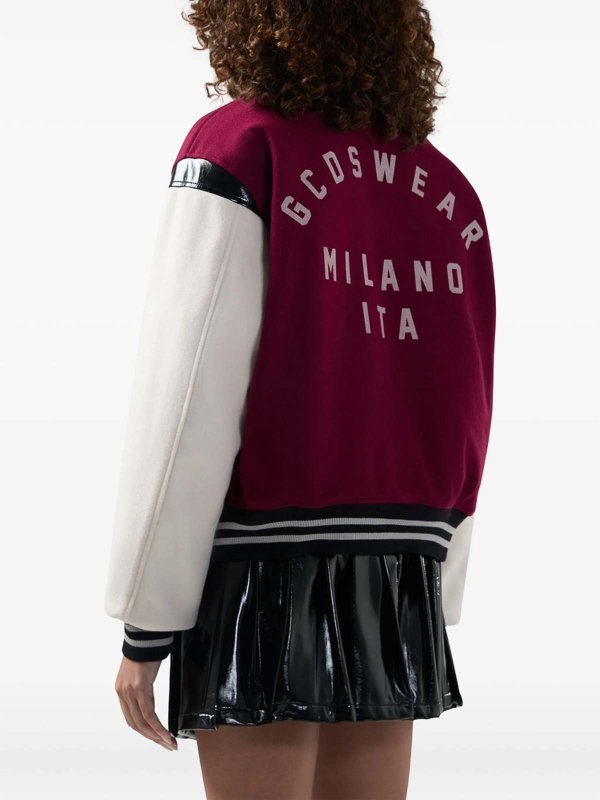 The Best Shops GCDS: Bombers - Bomber - Rouge