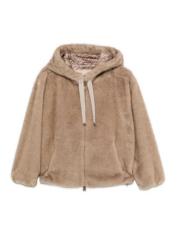 HERNO: Fur & Shearling Coats - Outerwear