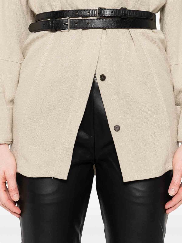 レザーパンツ - 黒 shop online: Iro