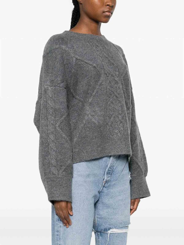 Rundhalspullover - Grau shop online: Iro