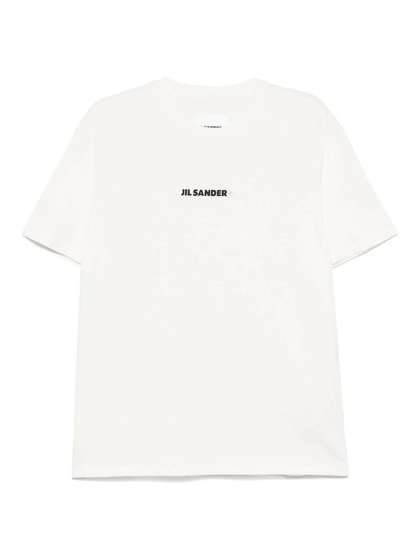 JIL SANDER: T-shirts - T-Shirt - Hellbeige