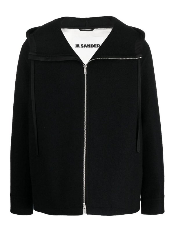 JIL SANDER: Casualjacken - Casualjacke - Schwarz