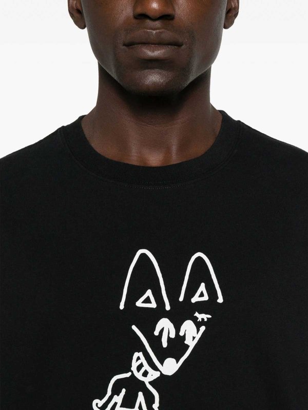 The Best Shops MAISON KITSUNÉ: T-shirts - T-Shirt - Noir